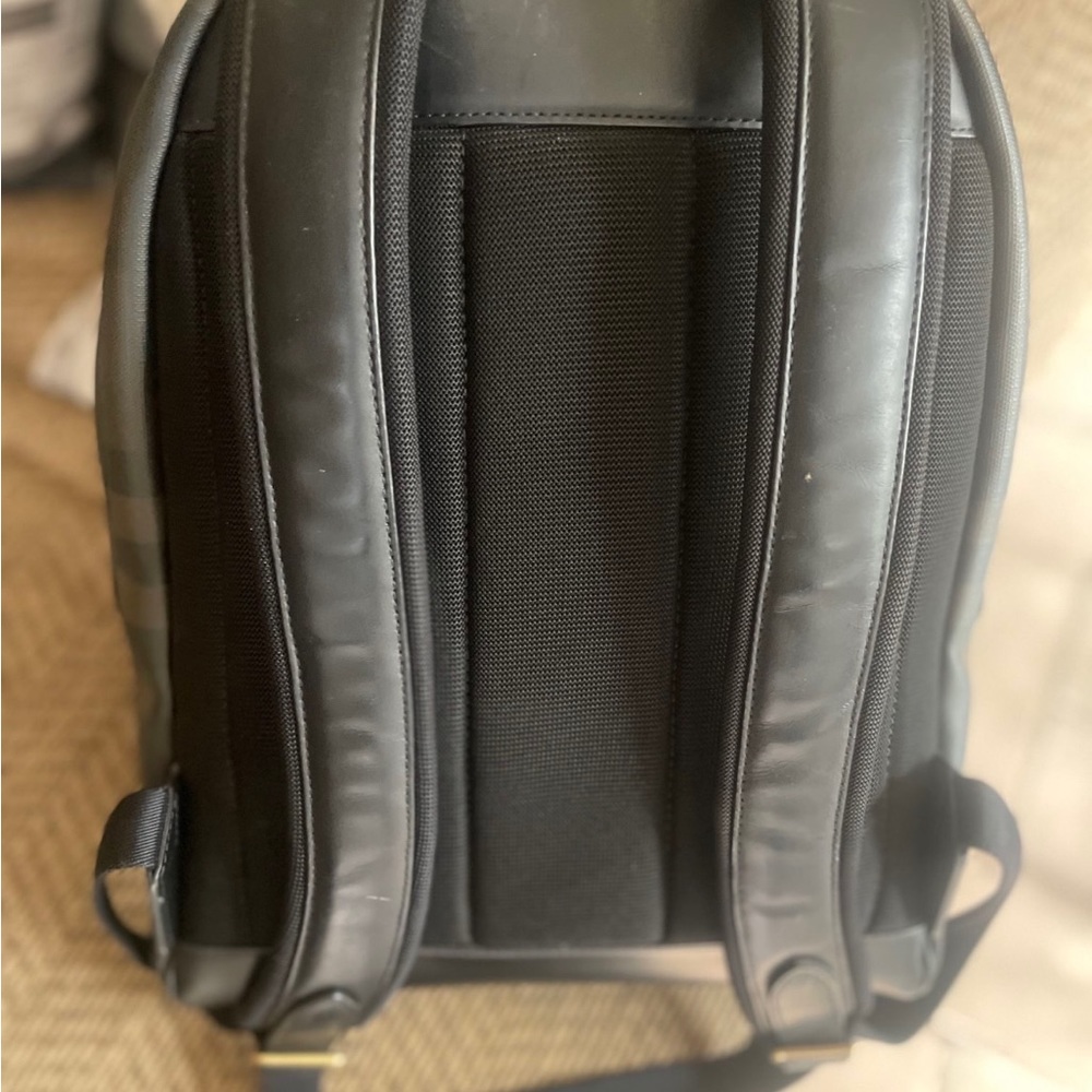 Burberry Charcoal Check Rocco Backpack plus bear charms - Picture 2 of 5